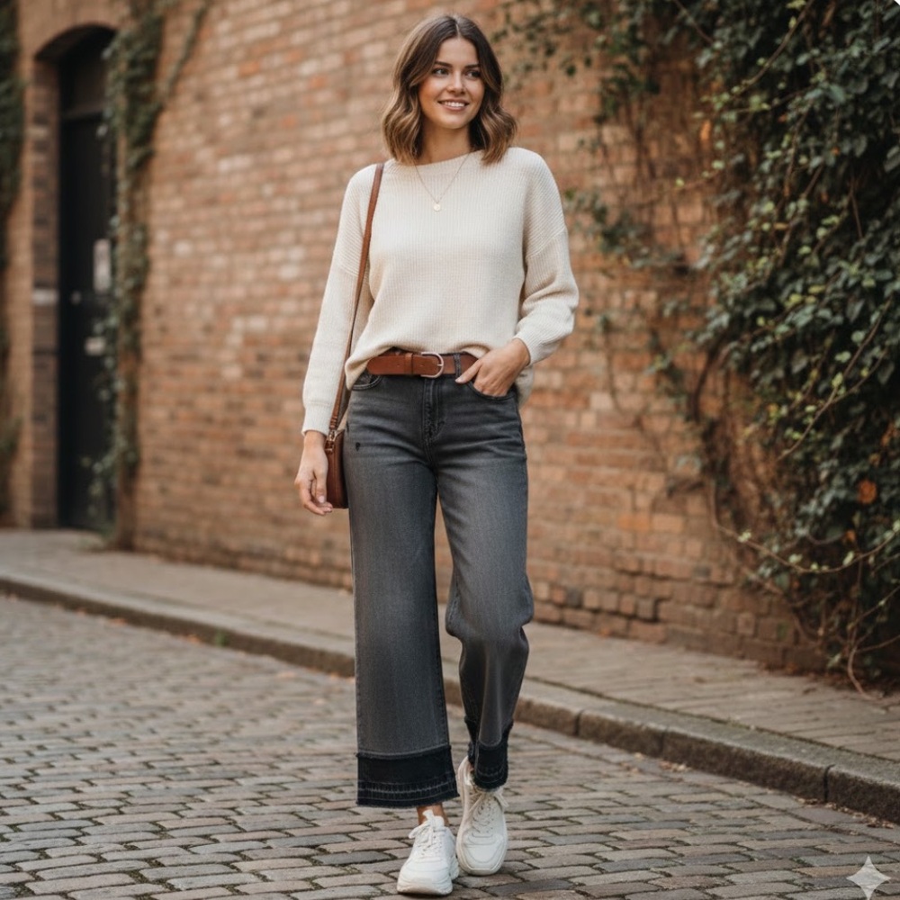 🚨3X$30🚨 Sincerely Jules Charcoal and Black Straight Jeans